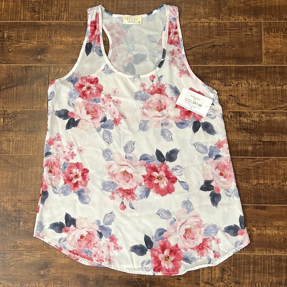 Floral tank top